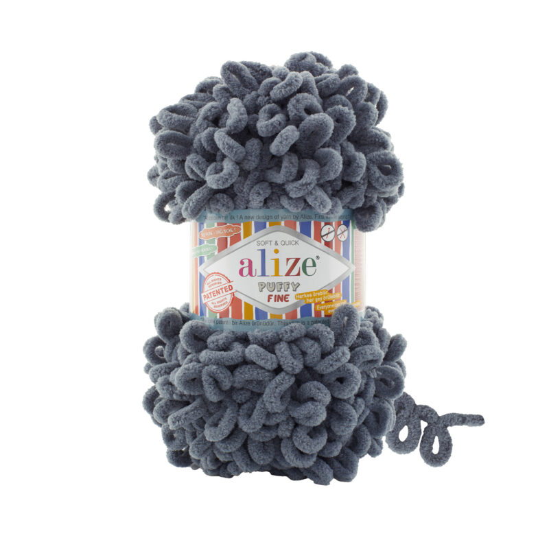 Puffy Fine Drak Grey 87