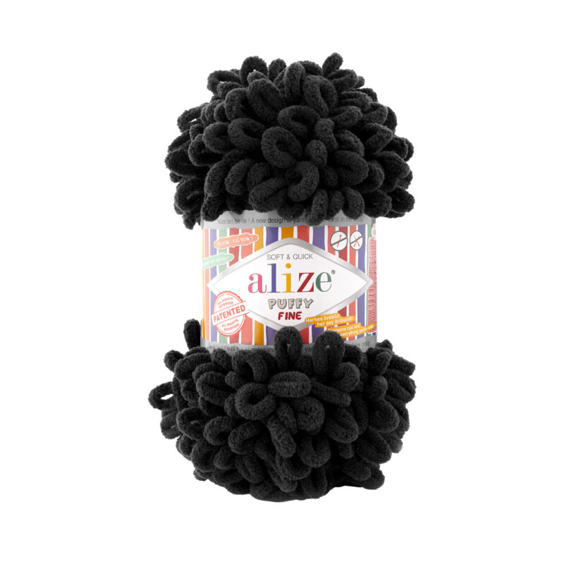 Puffy Fine Black 60