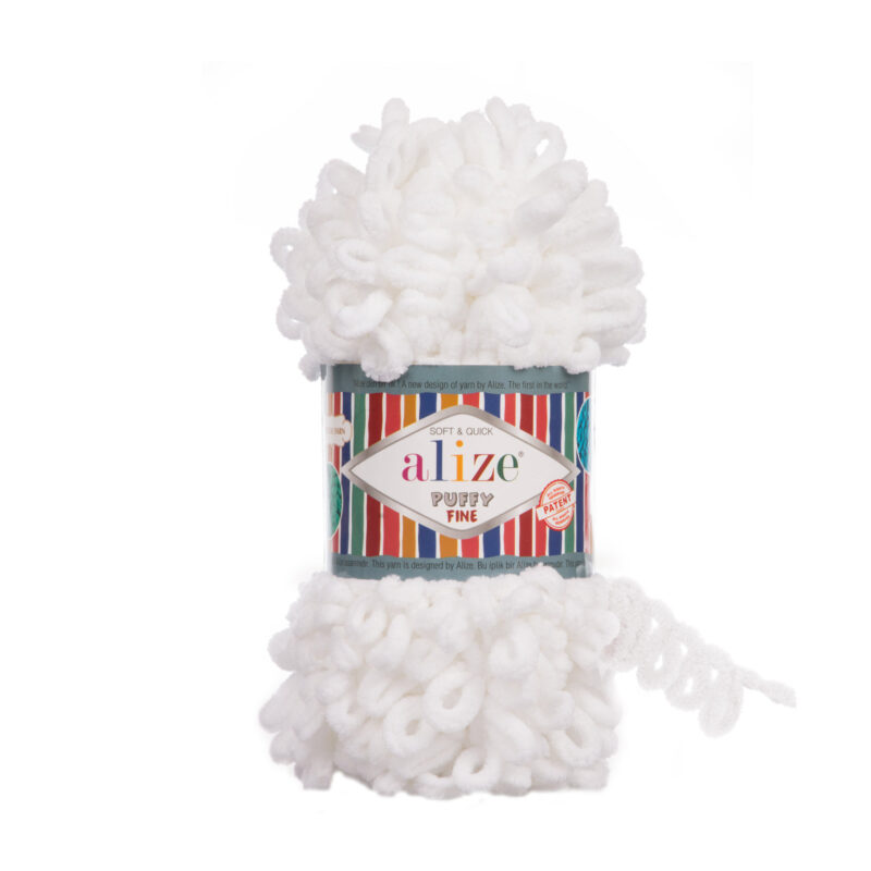 Puffy Fine White 55