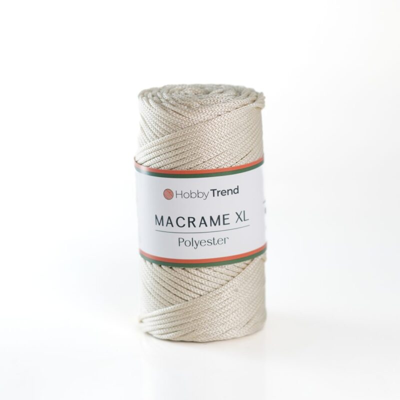 HobbyTrend makrame PP XL 16 Ecru