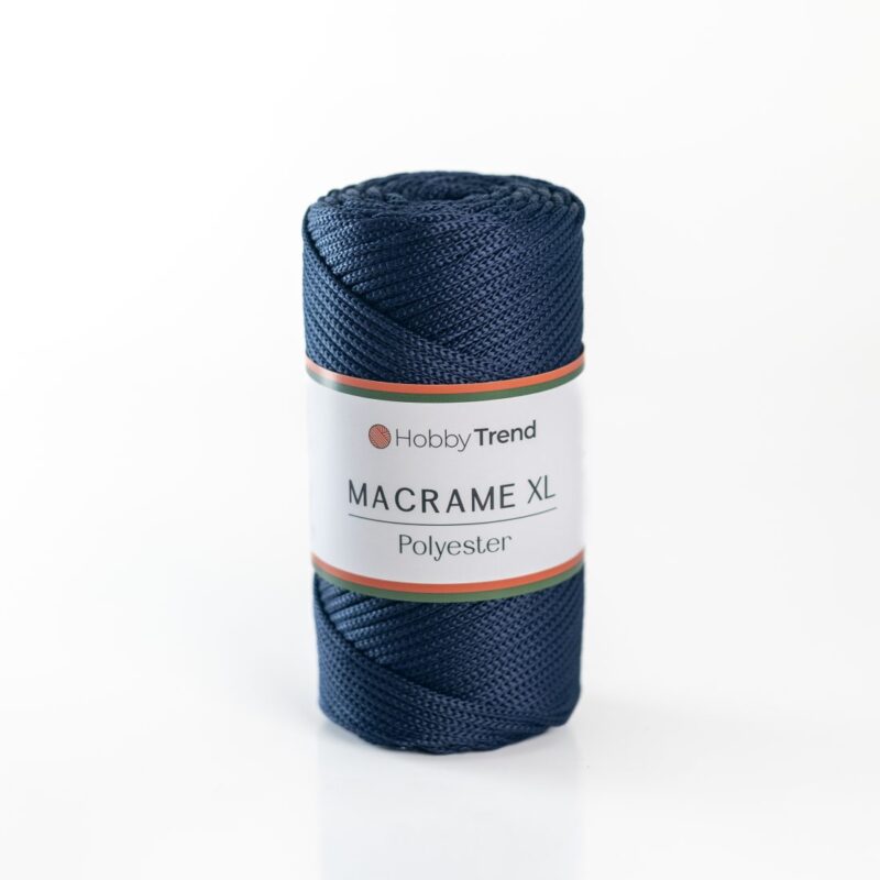 HobbyTrend makrame PP XL 260 Navy Blue