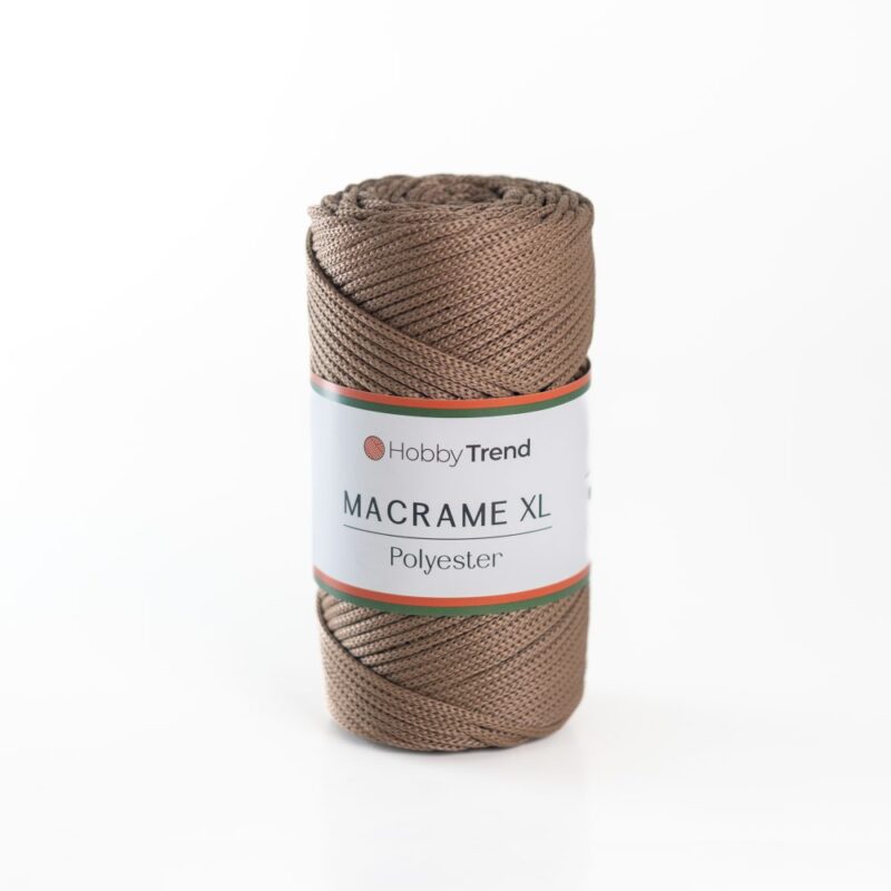 HobbyTrend makrame PP XL 38 Dark Beige
