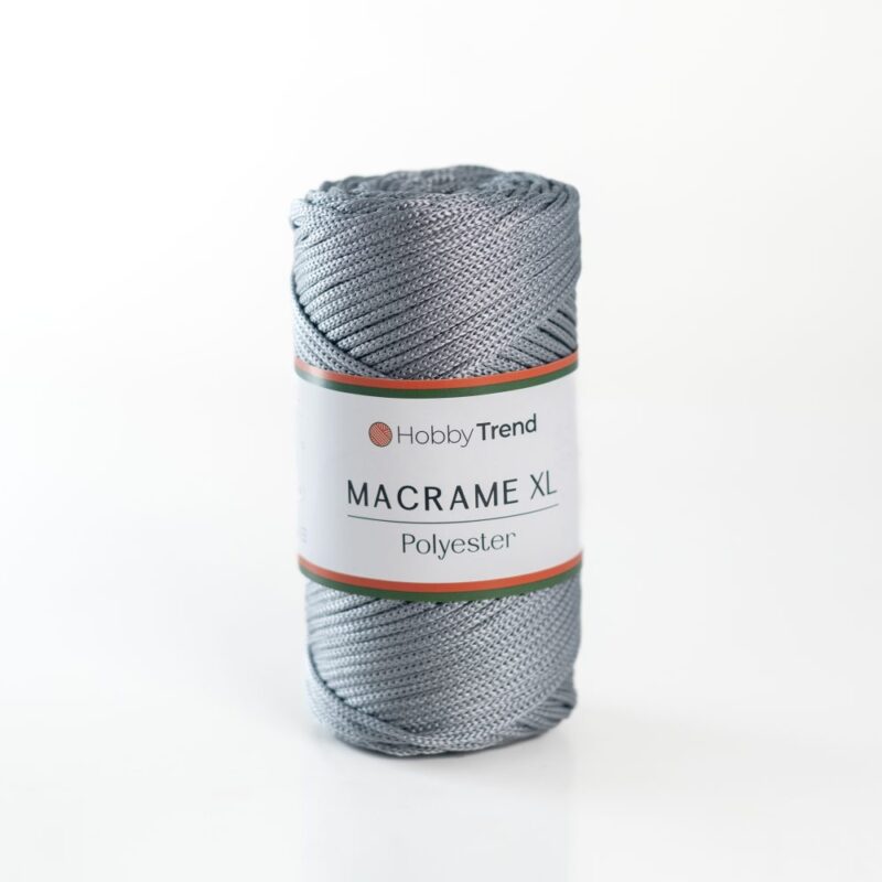 HobbyTrend makrame PP XL 61 Light Grey