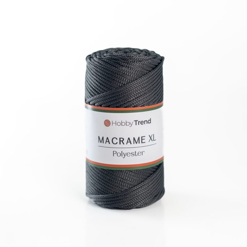 HobbyTrend makrame PP XL 67 Anthracite