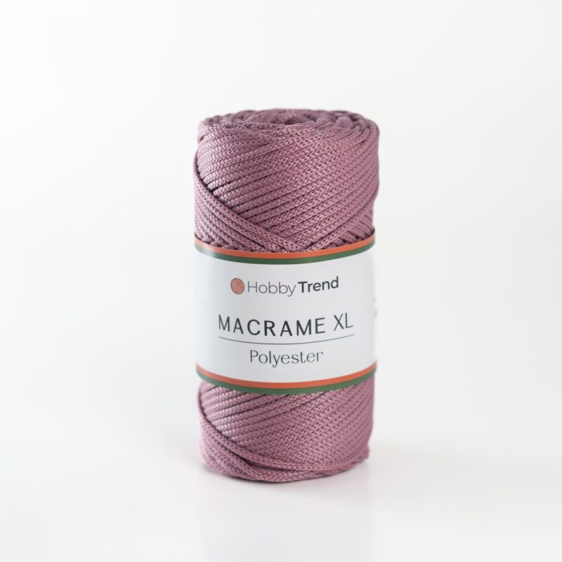HobbyTrend makrame PP XL 90 Dark Rose